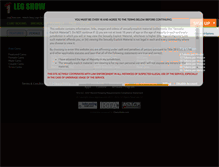 Tablet Screenshot of legshow.com