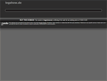 Tablet Screenshot of legshow.de